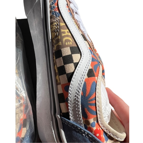 43) VANS Old Skool Tapered Camp Positive Multi/True White Sneakers NWT sz 7 - Picture 7 of 7